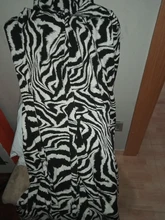 Long Skirts Maxi A-Line Celmia Printed Elegant Zebra Vintage Plus-Size Womens Casual