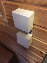 Junction-Box Socket Switch Outfit External Baking 86-Type Flame-Retardant Black Pvc/abs