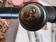 Grifo de latón con rotación de 360 grados para agua filtrada, grifería de cocina con ángulo doble y ángulo derecho, accesorio para fregadero de cocina