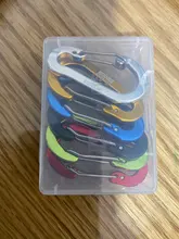 Carabiner Keychain Hook Lock-Buckle Snap-Clip Fishing-Tool Booms Aluminum-Alloy Climbing