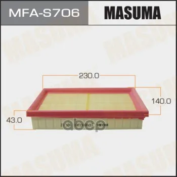 Воздушный Фильтр A9505 Masuma Suzuki/ Swift/ M13a, M15a, M16a(1/20) Masuma арт. MFAS706