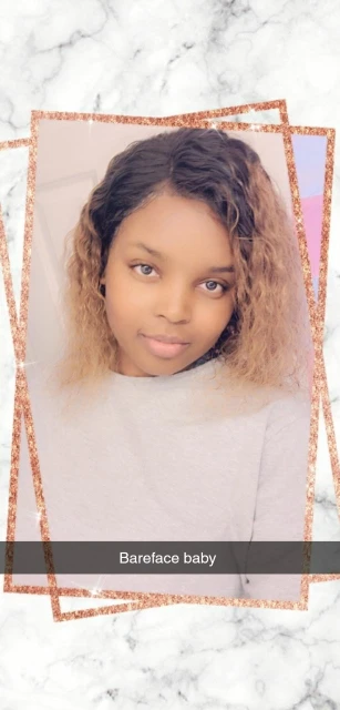 Pre Plucked Brazilian Ombre Short Curly Frontal Wig photo review