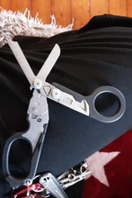 Shears Holster Glass-Breaker Raptor MOLLE Emergency-Response Strap-Cutter with And Black
