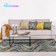 Ковер Delicatex Alina Wave, состав- акрил(PC)- 65%, хлопок(CO)- 20%, материал- тканый, безворсовой