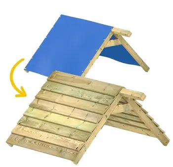 

Wooden roof 114, addition to plastic roof