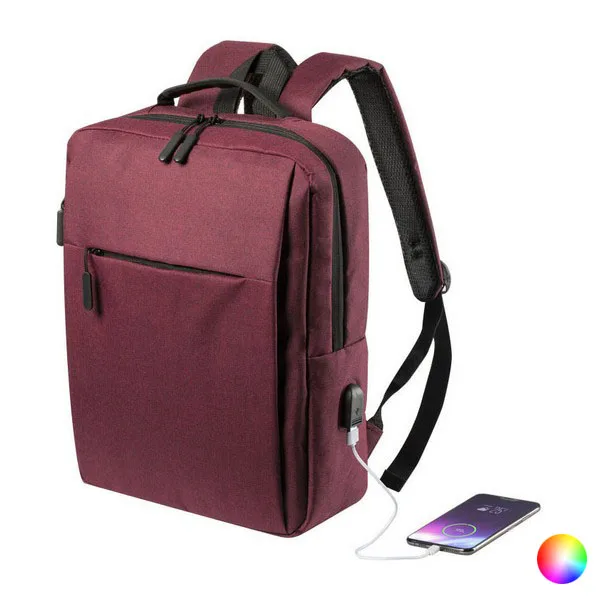 Rucksack for Laptop and Tablet with USB Output 146473|Сумки для пикника| |