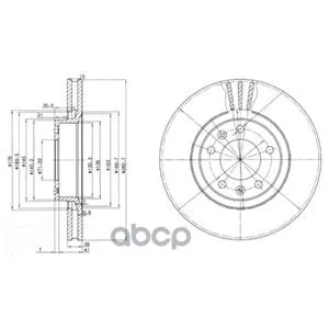 Тормозной Диск Bg2688 Delphi арт. BG2688