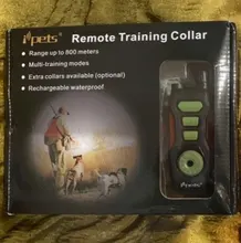 Ipets 618-1 New arrival! Dog shock collar bright color Remote 800M Waterproof and Rechargeable