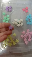 Loose-Spacer-Beads Diy-Accessories Jewelry Making Faceted Star Acrylic Colourful 
