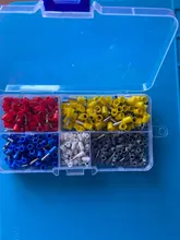 Terminal-Suit Cable-Wire-Connector Electrical-Tube-Terminals Crimping-Sleeve Pre-Insulated