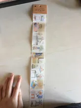 Diario Kawaii Washi-adhesivos de cinta adhesiva para Scrapbooking, papelería, tira larga decorativa, pegatinas para manuales de plantas, flores salvajes