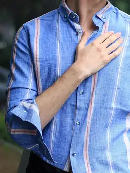 

Sax Striped Men 'S Shirt (SAX)