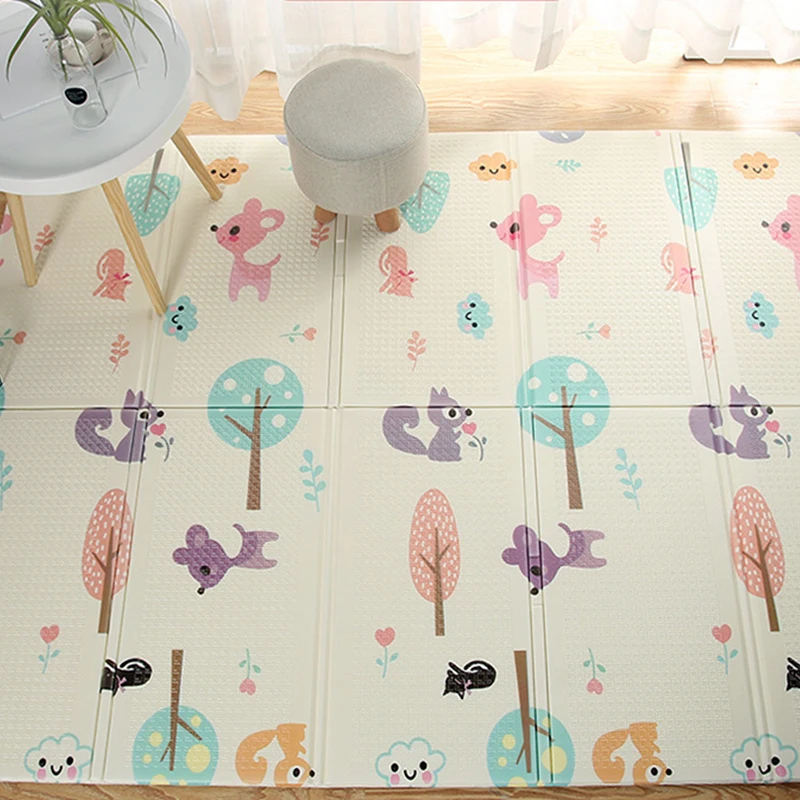 

Carpet Children For Play Foldable Baby Play Mat Waterproof XPE Foam Puzzle Toddlers Climbing Pad Games Toys Educational Kids Rug