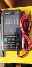 ANENG-multímetro Digital 618C, barra analógica de CC táctil inteligente, valores eficaces verdaderos, probador automático, condensador Transistor profesional, medidor de NCV