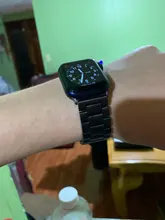 Correa de acero inoxidable para apple watch, pulsera de 44mm, serie Iwatch 5 4 3 2 1, accesorios de 38MM, 40MM, 42MM