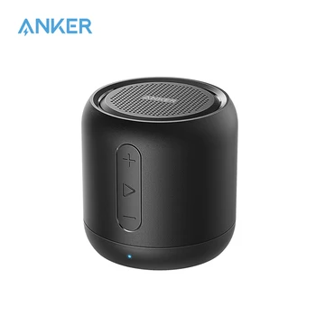 Anker Soundcore mini Super przenośny głośnik Bluetooth z 15-Hour czas utworu 66-stopy zasięg Bluetooth zwiększona Bass mikrofon tanie i dobre opinie Przenośne Rohs Z tworzywa sztucznego Pełny zakres CN (pochodzenie) 25 W NONE Radio Funkcja telefonu A3101 Wireless Portable