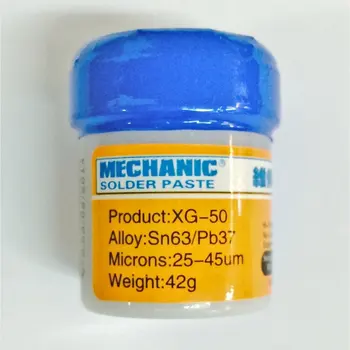 

Tin in solder paste Mechanic XG-50 Sn63/Pb37 (10CC - 42GR)