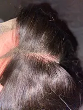 Peluca de cabello humano con cierre de onda profunda, peluca con malla Frontal 180, nudos blanqueados, Remy, 4x4