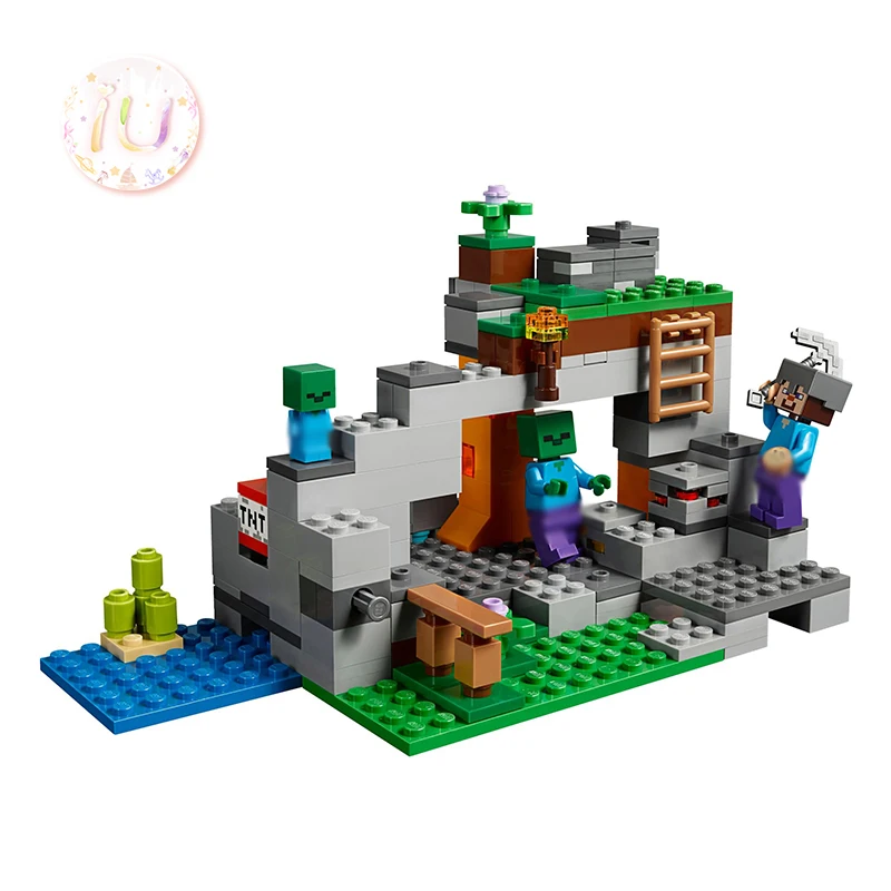 

BELA 10810 My Worlds Series 250Pcs The Zombie Cave Set Model Building Blocks Birthday Gift Toys For Children Compatible 21141