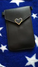 Cartera con pantalla táctil para teléfono móvil, bolso de mano con correa de cuero para Smartphone, Iphone X, S10, Huawei P20