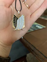 De Metal Anime ataque en las alas de la libertad titanium collar Shingeki no Kyojin collar cosplay collar de la encuesta