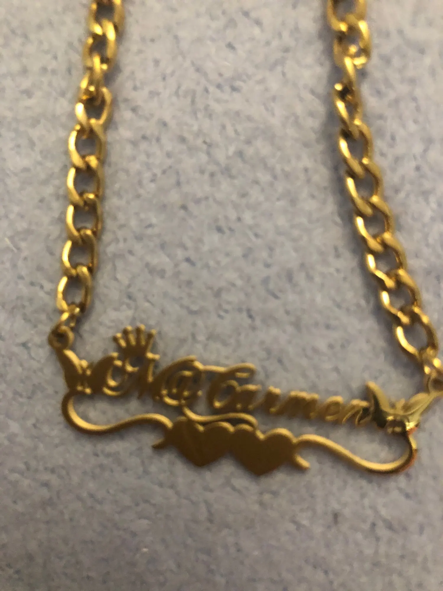 Customizable Name Necklace Stainless 