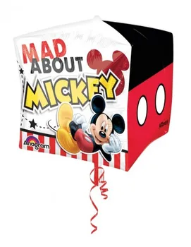 

Mickey balloon Mouse-3D Cube 43cm Foil Polyamide-A2846101