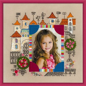 

1580 set for embroidery Riolis 'panno for photo' Princess Castle ', 30*30 cm