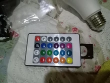 Bulb-Lights Led-Lamp Remote-Control Light-110v Lampada-Changeable Colorful 220v E27 10W