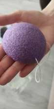 Konjac-esponja Exfoliante para limpieza Facial, 6 colores, Natural, Konnyaku, limpieza profunda
