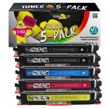 

5pcs CF350 Compatible Toner Cartridge CF350A CF351A CF352A CF353A For LaserJet Pro M177 M177FWM176 M176FN Printer