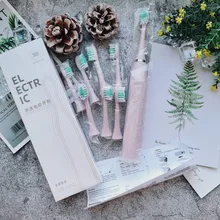 Juego de cabezales de cepillo de dientes eléctrico de repuesto para adulto, conjunto de cabezales de cepillo de dientes eléctrico, protector portátil, limpieza Ultra sónica