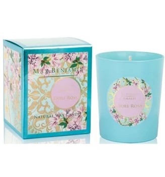 

CANDLE AMALFI PINK FLOWERS WITH NATURAL ESSENTIAL OILS AND WAXES