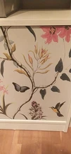 Decals Wallpaper Desk-Decoration Flowers Cabinet Self-Adhesive Country-Style Living-Room