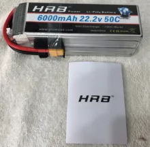 HRB-batería Lipo 2S 3S 4S 6S, 11,1 v, 22,2 mah, 5000mah, 6000mah, 3300mah, 2200mah, 4200mah, 5200mah, 7000mah, XT60-T, enchufe decanos