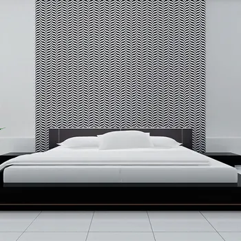 

Wall mural-Black-and-white illusion - 300x231 cm