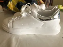 Caliente blanco de los hombres zapatillas de deporte de las mujeres de moda de vulcanizar zapatos tamaño 36-44 alta calidad calzado de HIP HOP de la plataforma de encaje-zapato de correr