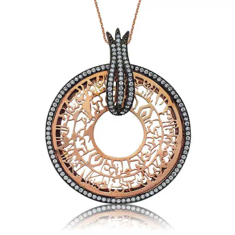 

Armagano 100% 925 Sterling Silver the Laleli Nur Al-Lady Necklace Quality and Original Women Amulets