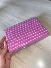 Mini bloques de doble cara para limas de uñas, esponja colorida, tira de tope de lijado, herramientas de manicura de pulido, 10/25/50 Uds. Por lote