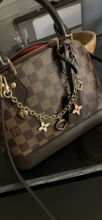 Chain-Strap Light Bag-Decoration Shoulder-Replacement-Parts Four-Leaf Silver Metal Gold