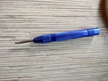 Herramienta de punzonado central multifuncional, 5 pulgadas, con resorte central, marca de indentación de madera, herramienta para carpintería