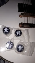 4 x Guitar Speed Knobs w/ SKULL & CROSSBONES LOGO