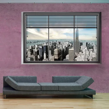 

New York Wall mural-window II - 100x70 cm