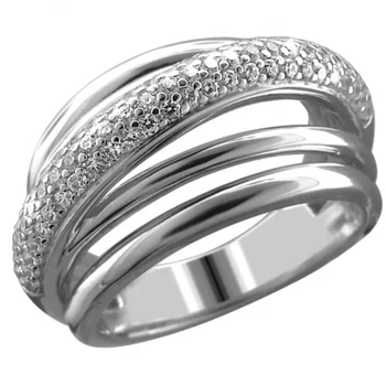 

Esthete ring with cubic zirconia