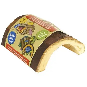 

ZOOMED Shelter Wood-M-For turtles, reptiles and amphibians