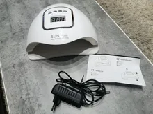 SUNX5 Max-Lámpara LED para secado de uñas, lámpara UV de hielo de 45/36/18 LED para secado de esmalte de Gel, temporizador, herramientas de manicura con Sensor automático, 90/72/36W