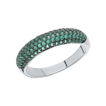 

Silver ring with nanocrystal sunlight sample 925