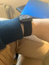 Correa de nailon trenzado para Apple watch, correa elástica de 44mm, 40mm, 38mm y 42mm, serie iWatch 3, 4, 5, se, 6