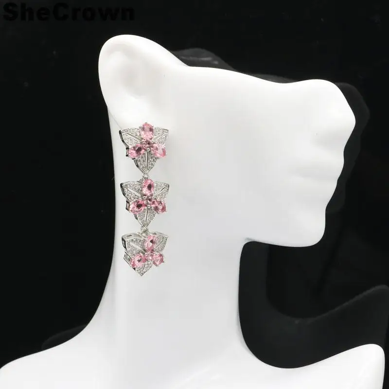 

Big Gem 22x18mm Blood Ruby Woman's Wedding Engagement 925 Silver Pendant Gift 32x25mm