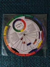 Pigmento de uñas para tatuaje profesional, rueda de 12 colores, tarjeta de papel, diseño de tres niveles, guía mixta, redondo, gira el círculo Central